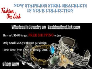 Now Stainless Steel Braceletsin Your Collection