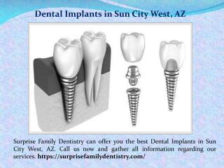 Dentures Sun City West, AZ