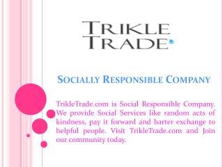 Socially Responsible Company