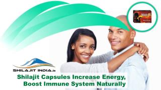 Shilajit Capsules Increase Energy, Boost Immune System Naturally