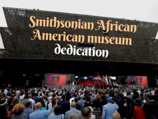 Smithsonian African American museum dedication