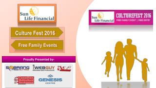 Cultural Festival 2016 in Calgary - Free Family Event