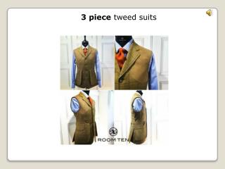 3 piece tweed suits