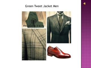 Green Tweed Jacket Men