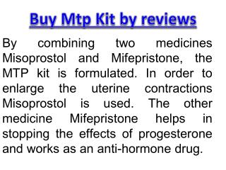 Buy Mtp Kit by reviews