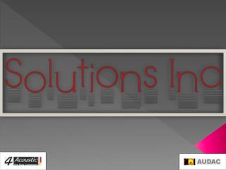solutions inc speakers