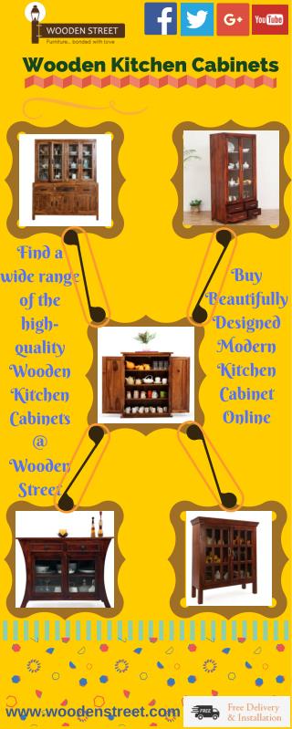 Kitchen Cabinet : Buy Wooden Kitchen Cabinets Online India