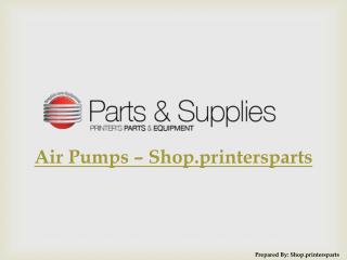 Buy Air Pumps at Shop.PrintersParts.com