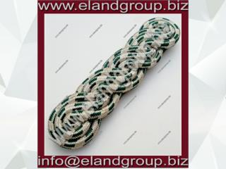 PLY Silver And Green Shoulder Cord