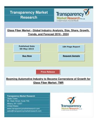 Booming Automotive Industry to Become Cornerstone of Growth for Glass Fiber Market.pdf