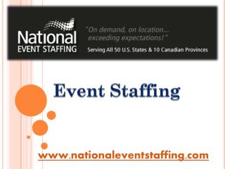 Event Staffing - www.nationaleventstaffing.com