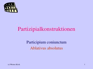 Partizipialkonstruktionen