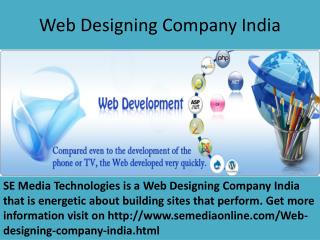 Web Designing Company India