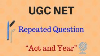 UGC NET Repeated Question
