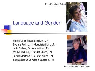 Tielke Vogt, Hauptstudium, LN Svenja Follmann, Hauptstudium, LN Julia Selzer, Grundstudium, TN Meike Tadken, Grundstudi