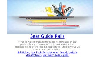 Seat Guide Rails