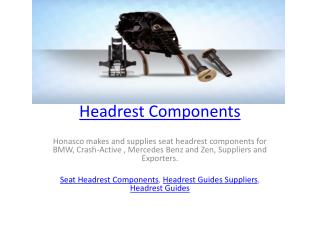 Headrest Components