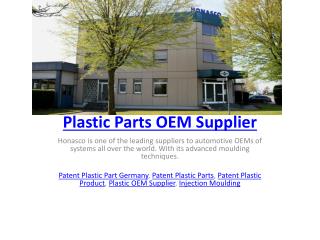 Plastic Parts OEM Supplier