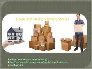 Trusted Packers and Movers in Mumbai