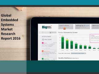 Embedded Systems Market business observes bountiful opportunities