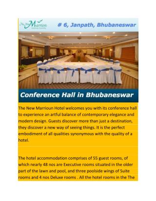 Conference Hall in Bhubaneswar
