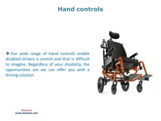 Hand controls