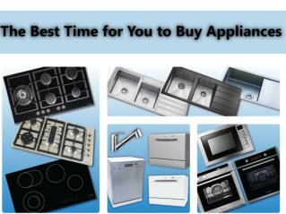 The Best Time for You to Buy Appliances