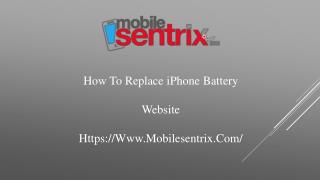 How to replace iPhone battery