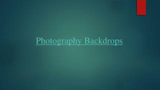 Photography Backdrops