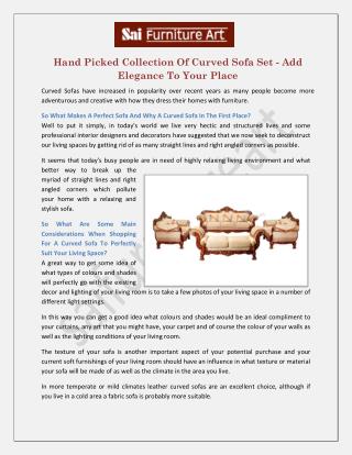 Carved Sofa Set Manufacturers Suppliers In Delhi
