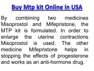 Buy Mtp kit Online in USA