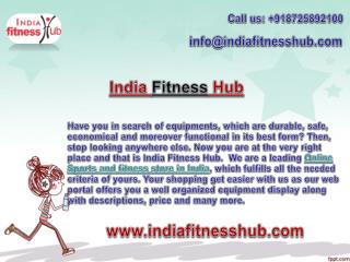 Obtain gym equipments from a reliable online store