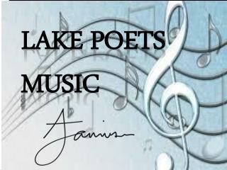 Lake poets music