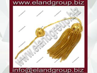 Doctoral Tam Black velvet Bullion Tassel