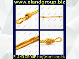 Military Gold Uniform Cap Cords