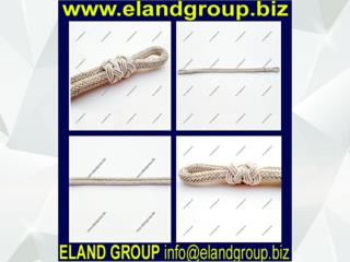 Military bullion wire construction cap cords