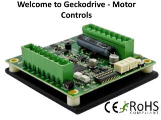 Welcome to geckodrive motor controls