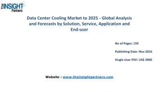 Data Center Cooling Market Growth, Trends, Industry Analysis and Forecast to 2025– The Insight Partners