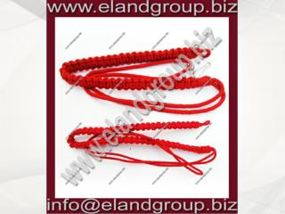 Military Red Braided Lanyard