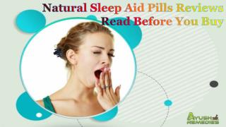 Natural Sleep Aid Pills Reviews - Read Before You Buy