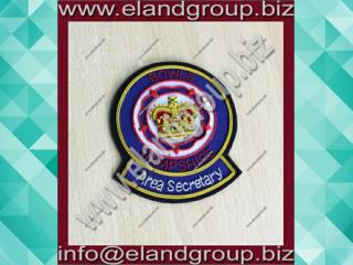 Bowls Hampshire Hand Embroidery Bullion badges