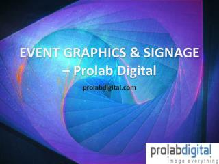 Overview of Different Event Graphics and Signage