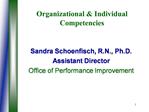 Organizational Individual Competencies