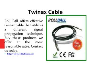 Twinax Cable