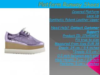 Platform Runway Shoes