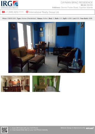 Cayman Brac Residence - Residential Property from IRG