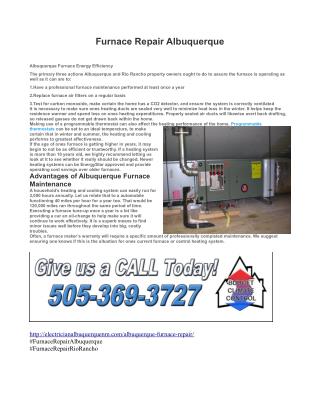 Furnace Repair Albuquerque