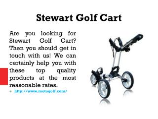 Stewart Golf Cart