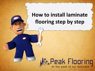 How to install Laminate Flooring step by step