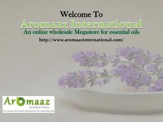 Get a wide collection of Essential Oils at Aromaaz International